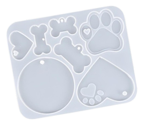 Placa De Identificación Para Perro, Modelo De Silicona,