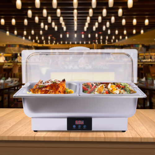 Commercial 2-well Buffet Food Warmer 5.7l For Restaurant Ttd
