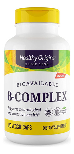 Healthy Origins Complejo B Biodisponible (vitaminas Coenzima