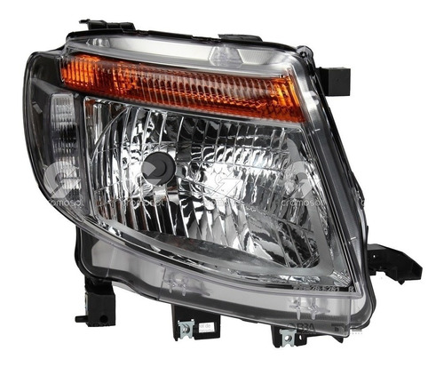 Optica Ranger 2012 2014 2015 Eléctrica Cromado Sin Motor Der