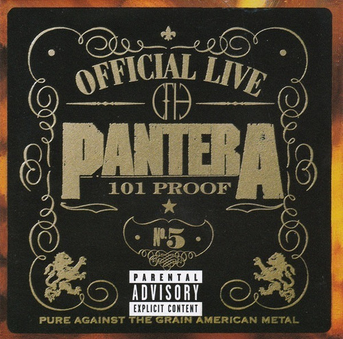 Pantera Official Live 101 Proof Cd 16 Importado