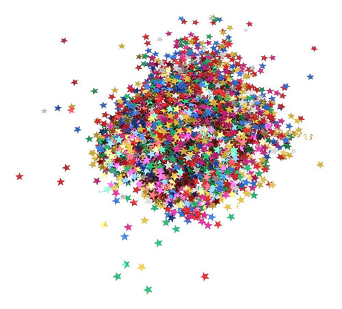 4 Paquete De 3-6 Confeti De Estrellas Brillantes 4 Piezas