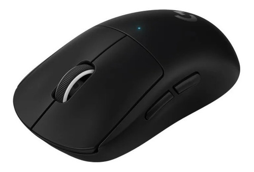 Imagen 1 de 3 de Mouse gamer de juego inalámbrico recargable Logitech  Pro Series Pro X Superlight negro