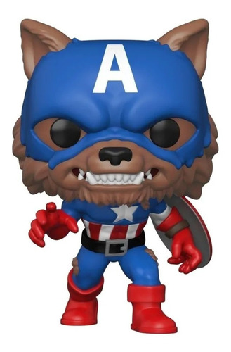 Funko Pop Marvel Capitán América Sdcc 2021 - Capwolf 882