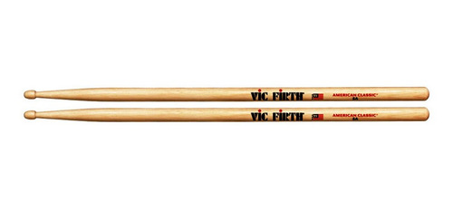 Imagem 2 de 2 de Kit 5 Pcs Baqueta Nova 5a Ponta De Madeira Vic Firth