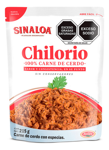 Chilorio De Puerco Sinaloa Receta Original 215gr