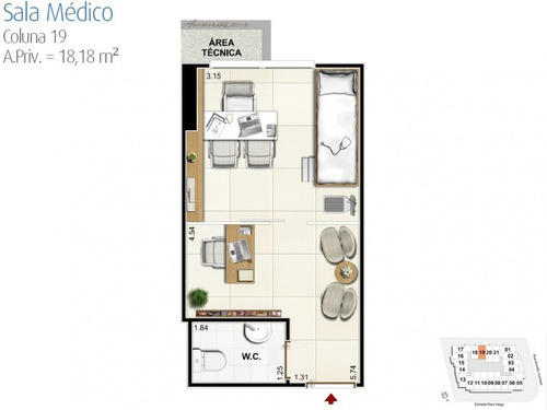 Imagem 14 de 15 de Sala Comercial Para Venda No Alcântara Em São Gonçalo - Rj - 1012