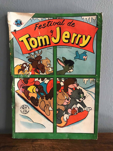 Antiguo Cómic Tom Y Jerry Número Extraordinario Año 1953 !!!