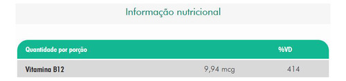 Vitamina B12 Metilcobalamina 414% 120 Caps - Nutrify
