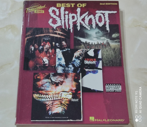Slipknot Tabs, Partituras, Letras, Libro:  Best Of Slipknot 
