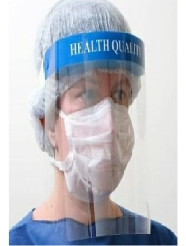 Protetor Proteção Facial Máscara Dentistas Recepcionista Epi Cor Incolor