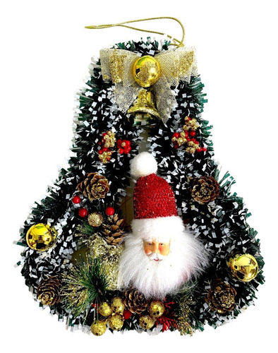 Corona Adorno De Navidad Para Puerta Árbol Decoración -nuevo