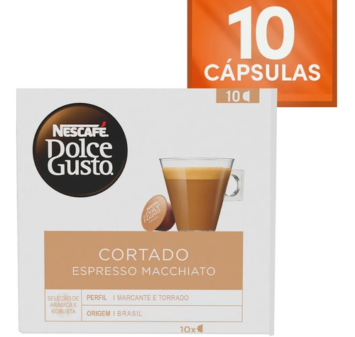 Cápsulas Dolce Gusto Café Cortado 10 Un - Caixa