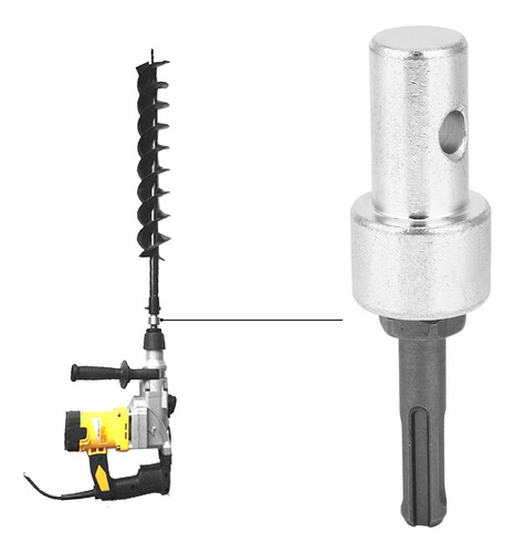 Adaptador De Broca Para Taladro Eléctrico A Barrena De Tierr