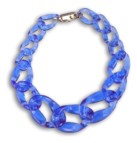 Gargantilla De Acrílico Wiwpar, Collar Llamativo De Acrílico