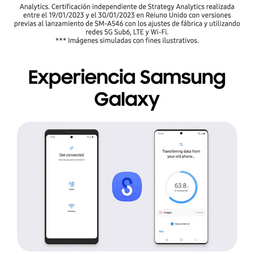 Samsung Galaxy A54 5G 256 GB Awesome graphite 8 GB RAM - Excelente (Reacondicionado)