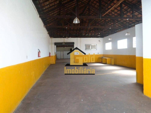 Imagem 1 de 11 de Galpão Para Alugar, 404 M² Por R$ 2.300,00/mês - Ipiranga - Ribeirão Preto/sp - Ga0042