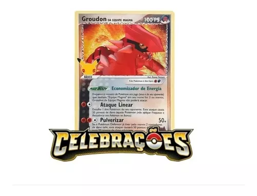 Cartas pokemons groudon