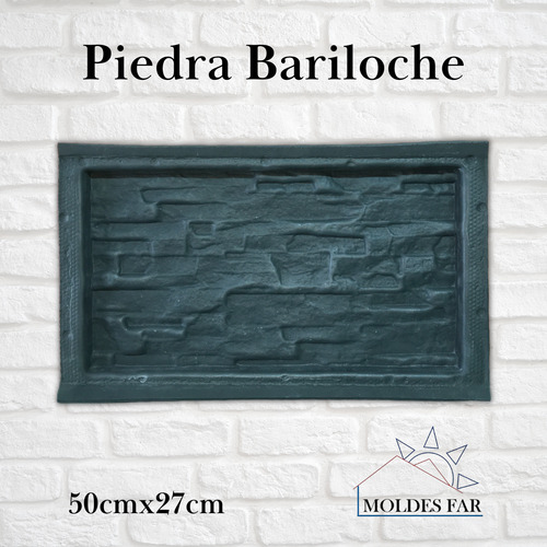 Molde De Goma X 10 Para Placas Antihumedad - Bariloche