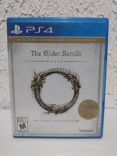 Jogo The Elder Scrolls Online Ps4 Midia Física R$25 (Usado)