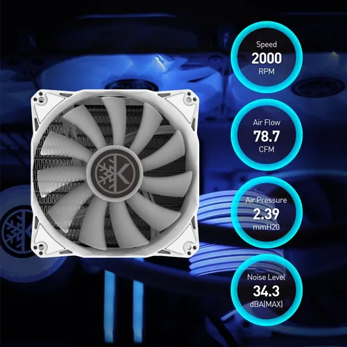 Watercooling Kingcool Aqua Freeze Aio Amd Intel 240mm Negro