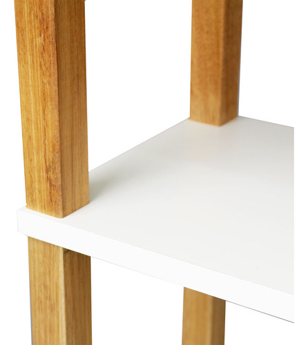Estante Evolukit 116x38x221 Branco Com 7 Prateleiras