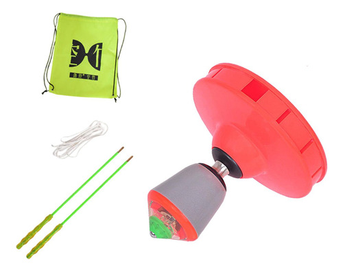 Conjunto De Chinês Brinquedo Diabolo Interativo Vermelho
