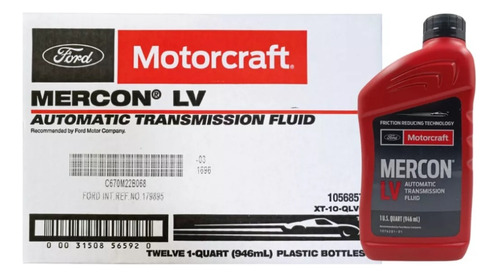 Aceite Lubricante  Motorcraft Mercon Lv 12x  946 Ml