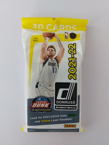 Donruss 2021-22 Basketball Nba Paquete 30 Tarjetas Luka