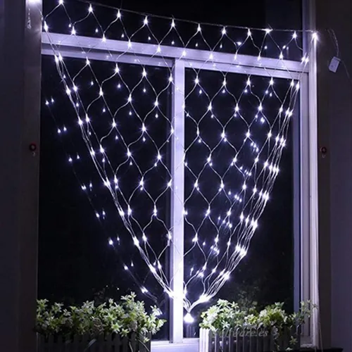 Luces Malla Led 200 Luces 2x1 Metros Luz Navidad Rf 200tcb