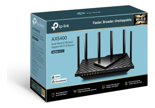 Router Tp-link Wifi 6 Doble Banda / Ax5400 Mu-mimo 4x4/ofdma