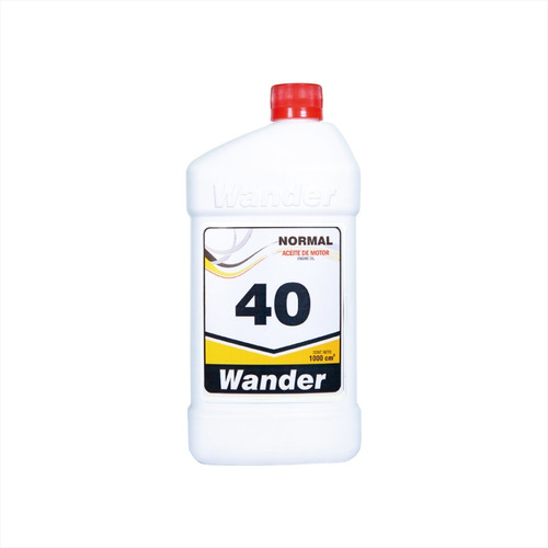 Aceite Lubricante Mineral Normal 40 Wander X 1 Lt X 12 Un.