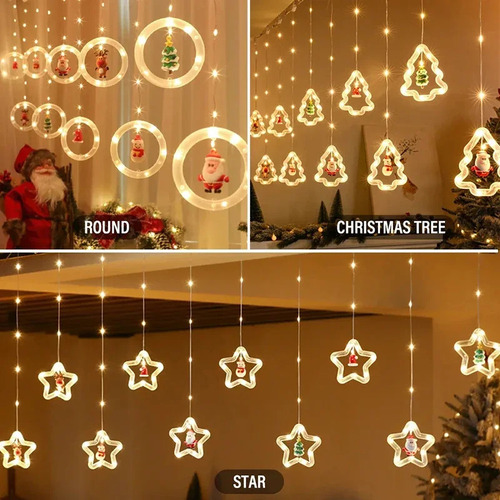 Cadena De Luces Led Navideñas, Luces De Decoración Creativa