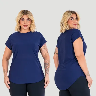 Camiseta Feminina Dry Fit Leve Academia Fitness Blusa Treino