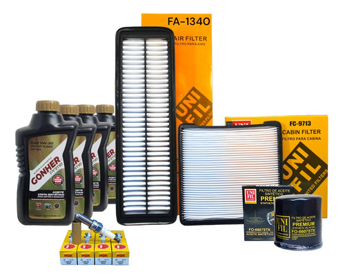 Kit Afinación Para Grand I10 1.2 2015-2022 5w30 Api Sp Filtr