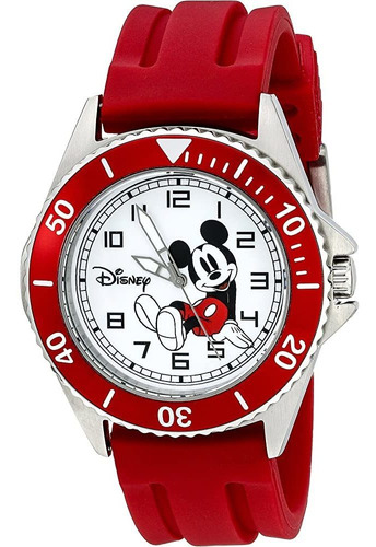 Reloj Mickey Mouse W002392 De Disney Para Hombres Con Banda