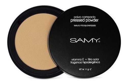 Base de maquillaje Samy polvos samy compactos sin espejo #1 natural x 11 gr