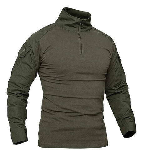 Camiseta Militar De Manga Larga Para Hombre, Táctica Militar