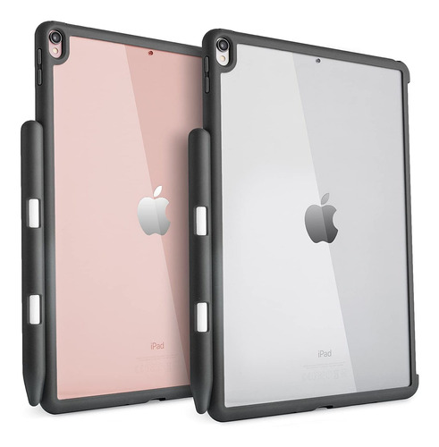 Funda Para iPad Pro / iPad Air 10,5  - Transparente Y Negro