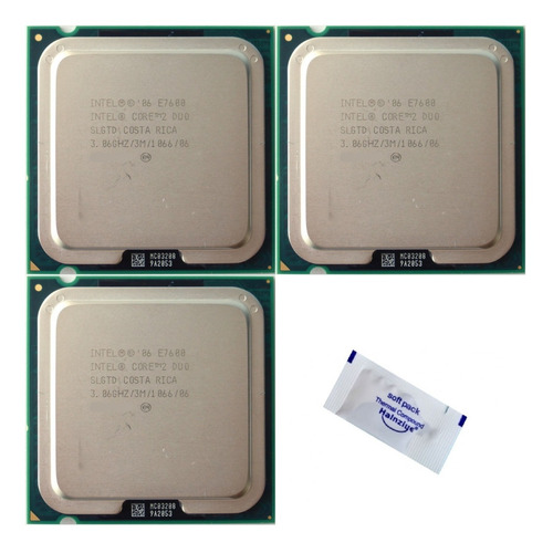 Processador Core 2 Duo E7600 3,06ghz 3mb 1066 775 (x3)