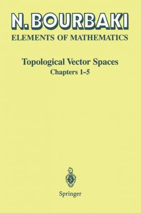 Libro Topological Vector Spaces : Chapters 1-5 - Nicolas ...