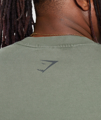 Gymshark Heritage Washedshortsleeve Crew Sudadera