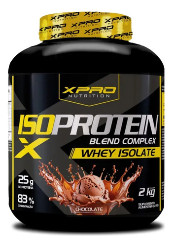 Whey Protein Iso Blend Complex 2kg de Chocolate Zero Açúcar - XPro Nutrition