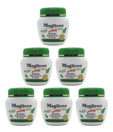 Magilena Creme Facial Pele Oleosa 50g. C/ 06un