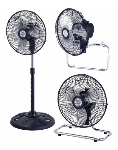 Ventilador 3 En 1 10 Pulgadas Metalicos 65 Colores 3 Velocidades 