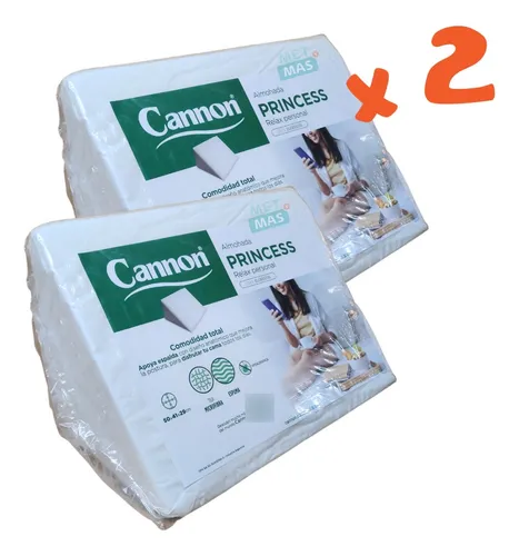 Almohada Cannon Platino 70×40 Pack x 2 Unidades – Tu Mejor Sommier