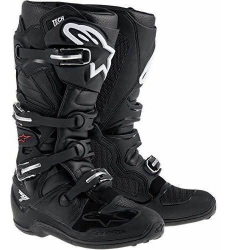 Botas Tech7 De Alpinestars Motorcross-motocicletas 12 Negro