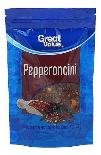 12 Pza Mezcla De Chiles Secos Great Value Pepperoncini Tritu