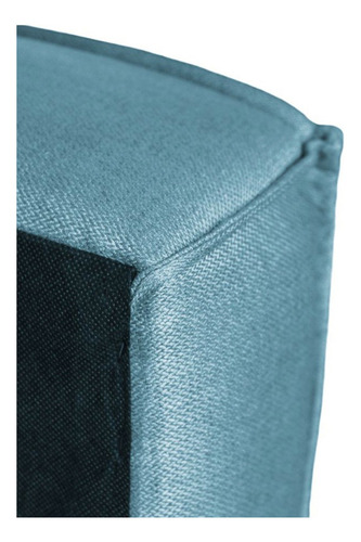Cabecera Queen Size Roomi Explorer Diseño Moderno Rs Color Azul Petróleo