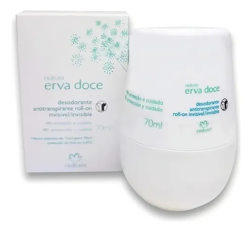 Antitranspirante roll on Natura Erva Doce erva doce